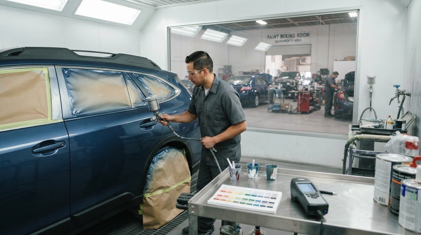 Sacramento Auto Paint and Scratch Repair for a Seamless Factory Finish